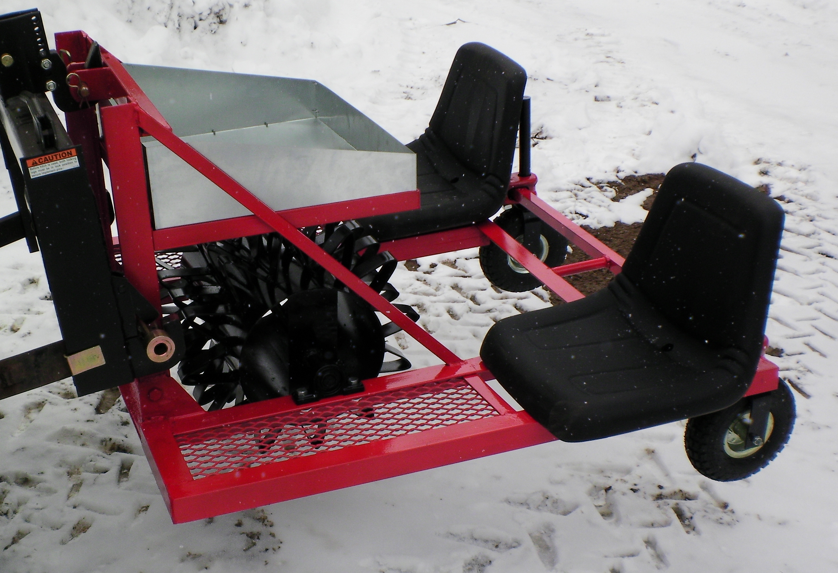 Mechanical Garlic / Cultivar Planter Farm Hack